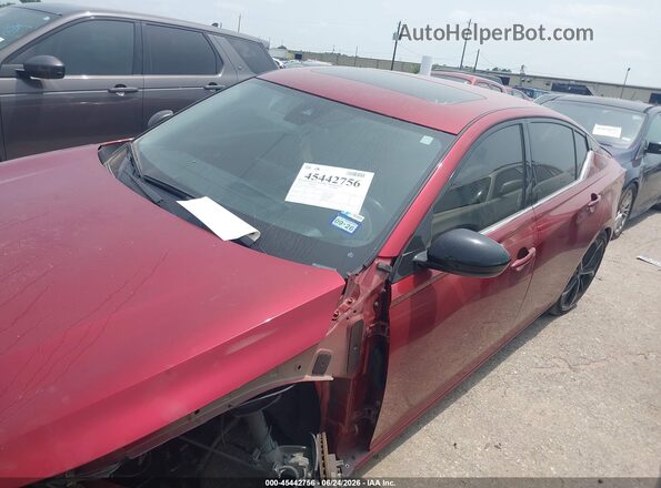 1N4BL4CV5PN385282 2023 NISSAN ALTIMA Бордовый Панорамный вид салона 360°