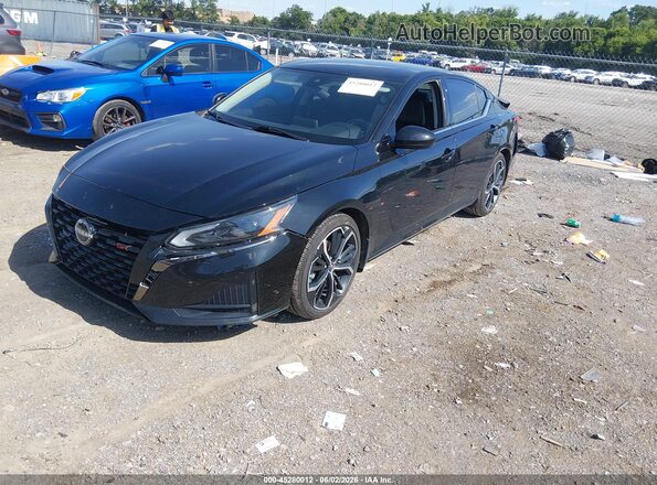 1N4BL4CV5RN348820 2024 NISSAN ALTIMA Black Առջևի ձախ երեք քառորդ տեսարան