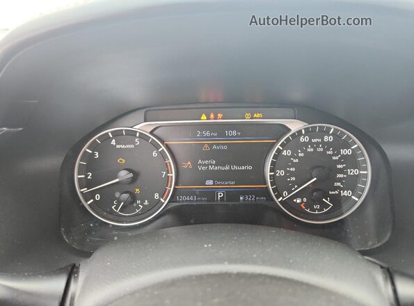 1N4BL4CV6KC176220 2019 NISSAN ALTIMA Black Вид щитка приладів