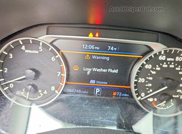 1N4BL4CV6KC208048 2019 NISSAN ALTIMA Gray Սարքավորումների վահանակի տեսք