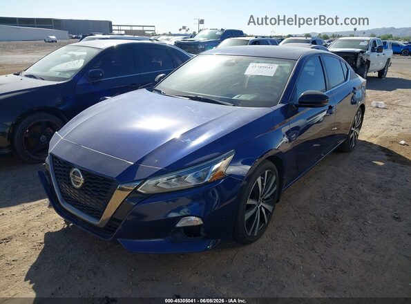 1N4BL4CV6LC153943 2020 NISSAN ALTIMA Blue Առջևի ձախ երեք քառորդ տեսարան