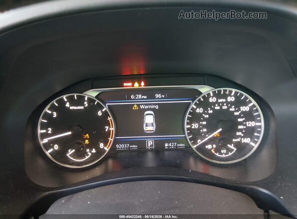 1N4BL4CV6NN358945 2022 NISSAN ALTIMA Синий Вид задних сидений