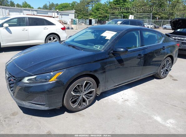 1N4BL4CV6SN340196 2025 NISSAN ALTIMA Black წინა მარცხენა ხედი სამი მეოთხედიდან