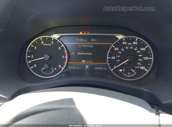 1N4BL4CV6SN340196 2025 NISSAN ALTIMA Black უკანა სავარძლების ხედი