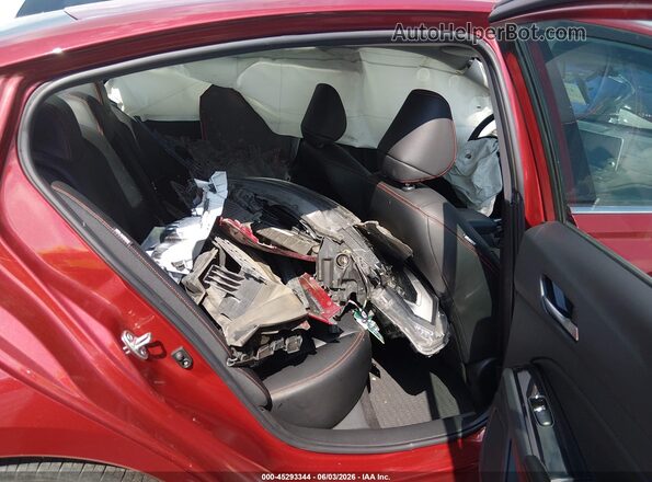 1N4BL4CV6SN355412 2025 NISSAN ALTIMA Red VIN sticker view