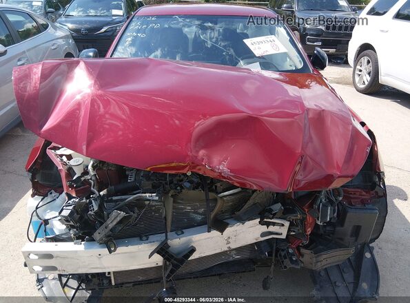 1N4BL4CV6SN355412 2025 NISSAN ALTIMA Red Dashboard view