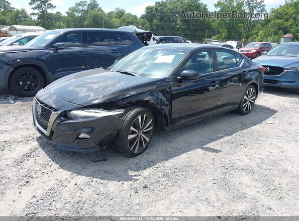1N4BL4CV7KC174878 2019 NISSAN ALTIMA Black Առջևի ձախ երեք քառորդ տեսարան