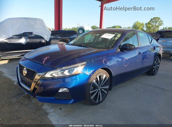 1N4BL4CV7KC208625 2019 NISSAN ALTIMA Blue წინა მარცხენა ხედი სამი მეოთხედიდან