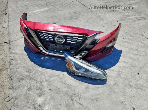 1N4BL4CV7LN320458 2020 NISSAN ALTIMA Maroon Widok komory silnika