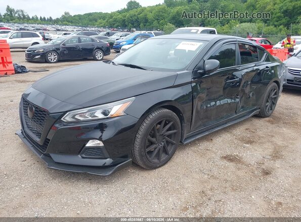 1N4BL4CV7MN368298 2021 NISSAN ALTIMA Black წინა მარცხენა ხედი სამი მეოთხედიდან