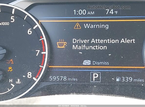1N4BL4CV7NN376046 2022 NISSAN ALTIMA White 