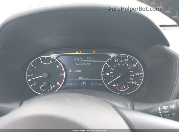 1N4BL4CV7NN381683 2022 NISSAN ALTIMA Black Vista de los asientos traseros