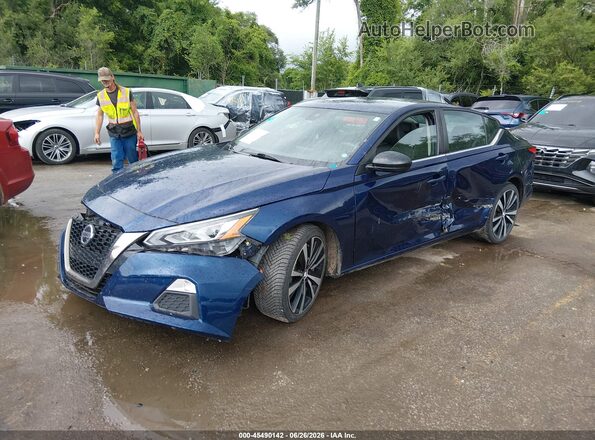 1N4BL4CV7NN384292 2022 NISSAN ALTIMA Blue Vista tres cuartos delantera izquierda