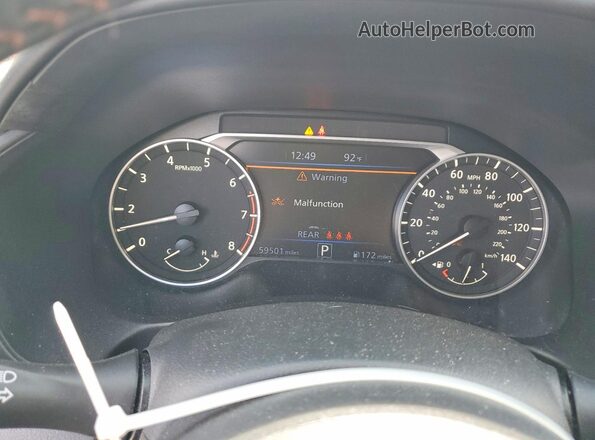 1N4BL4CV7PN364563 2023 NISSAN ALTIMA Black Widok zestawu wskaźników