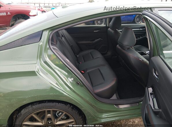 1N4BL4CV7SN433017 2025 NISSAN ALTIMA Green Widok naklejki z numerem VIN