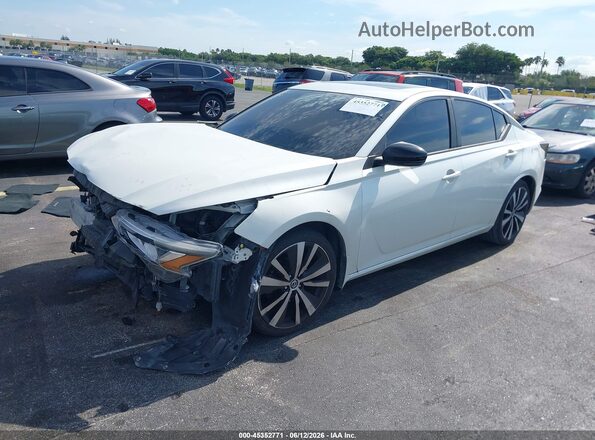 1N4BL4CV8KC153277 2019 NISSAN ALTIMA White Առջևի ձախ երեք քառորդ տեսարան