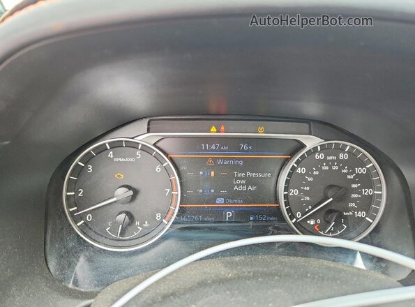 1N4BL4CV8KC169754 2019 NISSAN ALTIMA Black Vista del cuadro de instrumentos