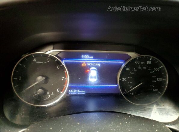 1N4BL4CV8KC234845 2019 NISSAN ALTIMA Orange Instrument cluster view