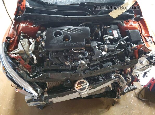 1N4BL4CV8KC234845 2019 NISSAN ALTIMA Orange Rear interior view