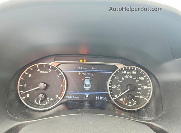 1N4BL4CV8LC145052 2020 NISSAN ALTIMA Silver Widok zestawu wskaźników