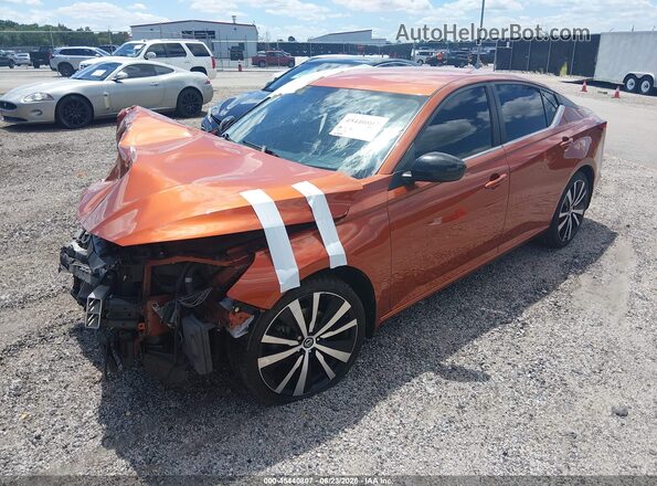 1N4BL4CV8LC148887 2020 NISSAN ALTIMA Orange Առջևի ձախ երեք քառորդ տեսարան