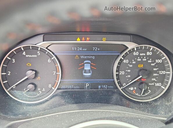 1N4BL4CV8MN365636 2021 NISSAN ALTIMA Black Սարքավորումների վահանակի տեսք