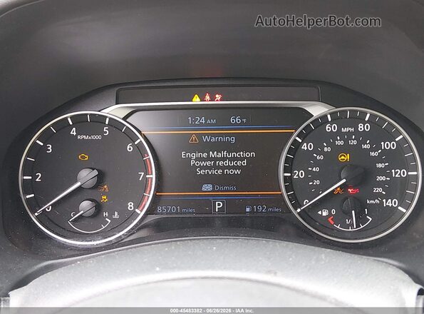1N4BL4CV8NN308175 2022 NISSAN ALTIMA Black Vista de los asientos traseros