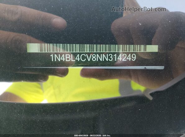 1N4BL4CV8NN314249 2022 NISSAN ALTIMA White Engine compartment view