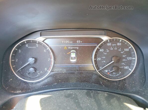 1N4BL4CV8NN410074 2022 NISSAN ALTIMA Black Instrument cluster view