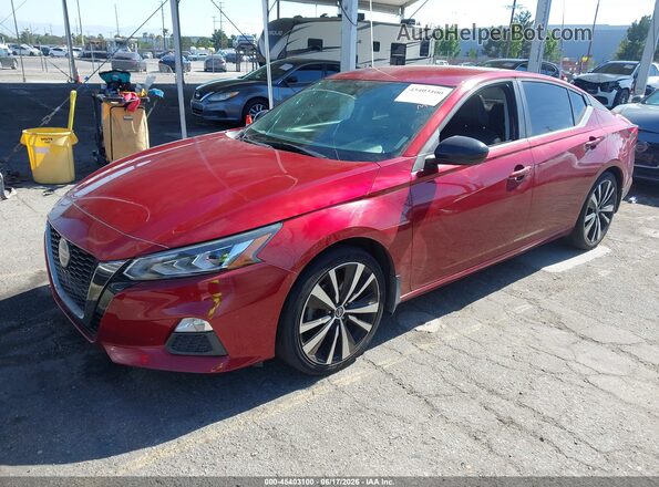1N4BL4CV9KC217276 2019 NISSAN ALTIMA Red Առջևի ձախ երեք քառորդ տեսարան