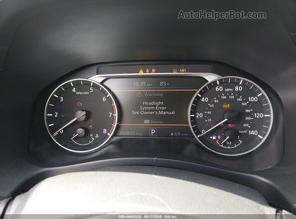 1N4BL4CV9LC252725 2020 NISSAN ALTIMA Gray Սալոնի դիմացի տեսք