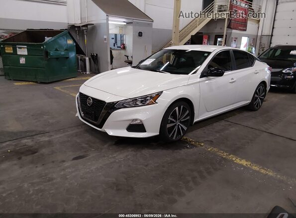 1N4BL4CV9MN344908 2021 NISSAN ALTIMA White წინა მარცხენა ხედი სამი მეოთხედიდან