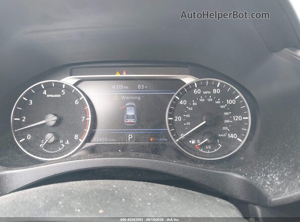 1N4BL4CV9NN399134 2022 NISSAN ALTIMA Black Հետևի նստատեղերի տեսք