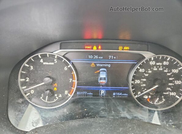 1N4BL4CV9PN378657 2023 NISSAN ALTIMA Gray Вид щитка приладів