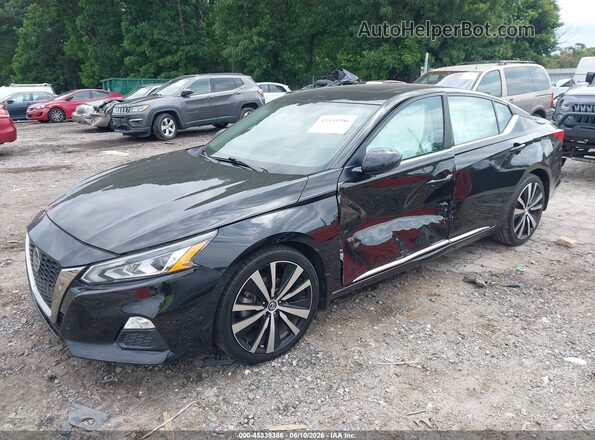 1N4BL4CVXKC143995 2019 NISSAN ALTIMA Black Առջևի ձախ երեք քառորդ տեսարան