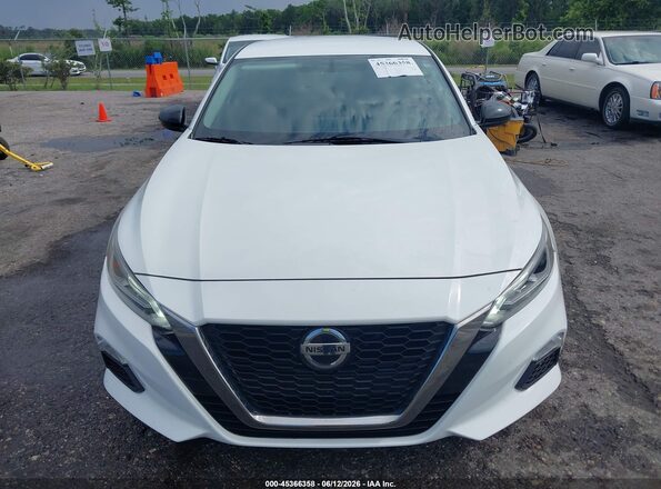 1N4BL4CVXKC177516 2019 NISSAN ALTIMA White Widok zestawu wskaźników
