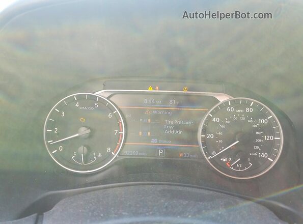 1N4BL4CVXKC222325 2019 NISSAN ALTIMA Черный Вид щитка приборов