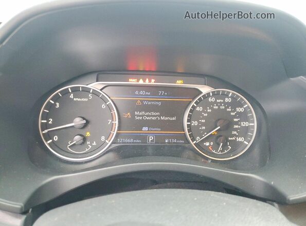 1N4BL4CVXKC259911 2019 NISSAN ALTIMA Black Instrument cluster view