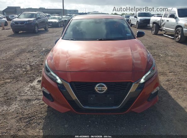 1N4BL4CVXMN314249 2021 NISSAN ALTIMA Orange Rear interior view
