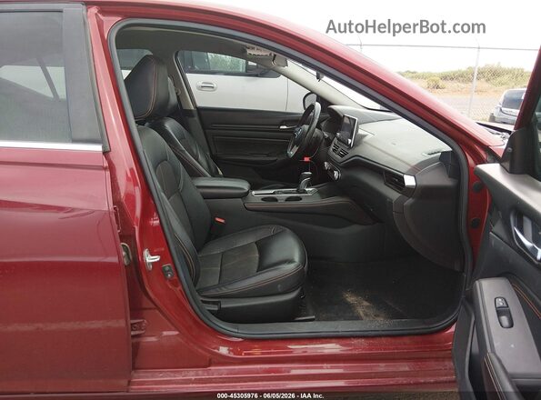 1N4BL4CVXMN387198 2021 NISSAN ALTIMA Красный Вид салона спереди
