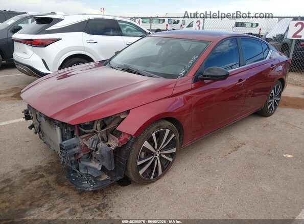 1N4BL4CVXMN387198 2021 NISSAN ALTIMA Красный Передняя левая четверть