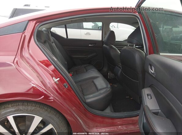 1N4BL4CVXMN387198 2021 NISSAN ALTIMA Красный Вид наклейки с VIN-кодом