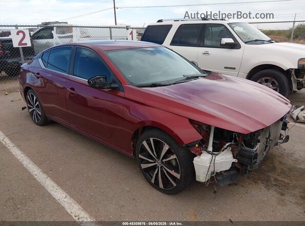 1N4BL4CVXMN387198 2021 NISSAN ALTIMA Красный Панорамный вид салона 360°
