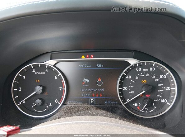 1N4BL4CVXPN335381 2023 NISSAN ALTIMA Black Widok tylnych siedzeń