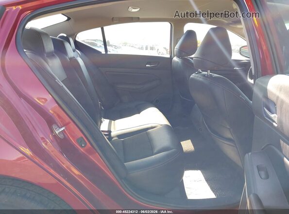 1N4BL4CW1KN318969 2019 NISSAN ALTIMA Red VIN კოდის სტიკერის ხედი