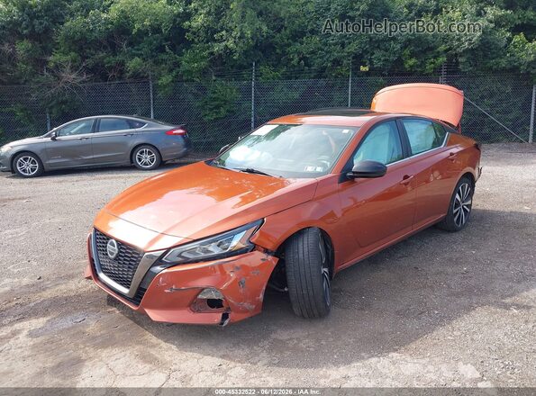 1N4BL4CW2KC183187 2019 NISSAN ALTIMA Orange Առջևի ձախ երեք քառորդ տեսարան