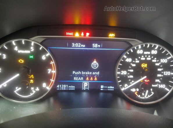 1N4BL4CW2PN362535 2023 NISSAN ALTIMA Blue Instrument cluster view