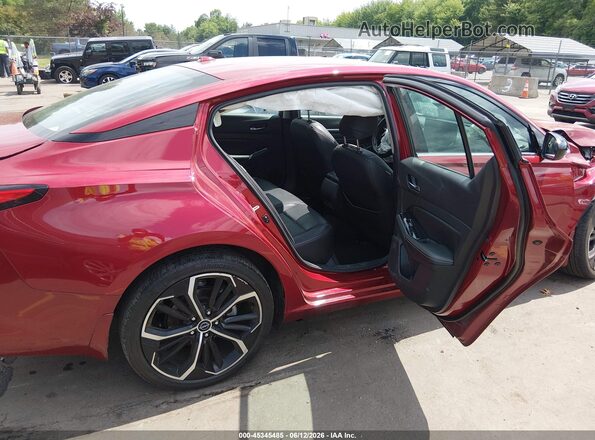 1N4BL4CW2PN412804 2023 NISSAN ALTIMA Red VIN კოდის სტიკერის ხედი