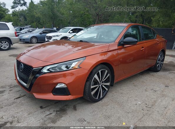 1N4BL4CW3LC258593 2020 NISSAN ALTIMA Orange წინა მარცხენა ხედი სამი მეოთხედიდან