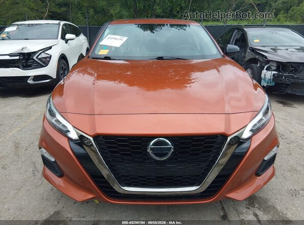 1N4BL4CW3LC258593 2020 NISSAN ALTIMA Orange ხელსაწყოთა პანელის ხედი